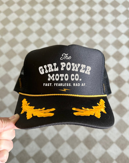 Girl Power Moto Co Hat